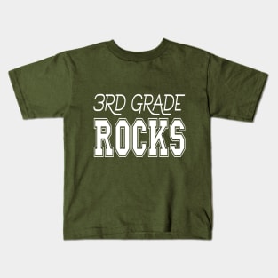 3rd Grade Rocks Kids T-Shirt